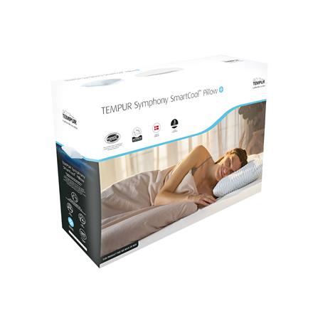 หมอนสุขภาพ เมมโมรี่โฟม TEMPUR SYMPHONY WITH SMARTCOOL TECHNOLOGY ไซซ์ M 63x43x12.5 ซม. สีขาว_2