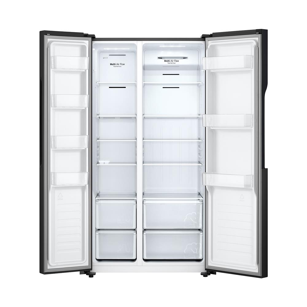 ตู้เย็น SIDE BY SIDE LG GC-B187JBAM.AHBPLMT 18.3 คิว สีดำ