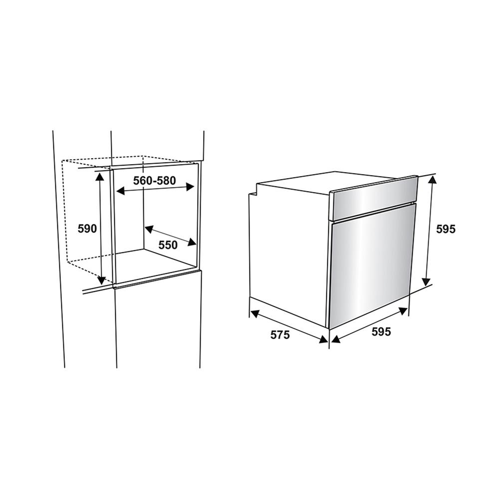 เตาอบฝังดิจิตอล MEX VRM9752X