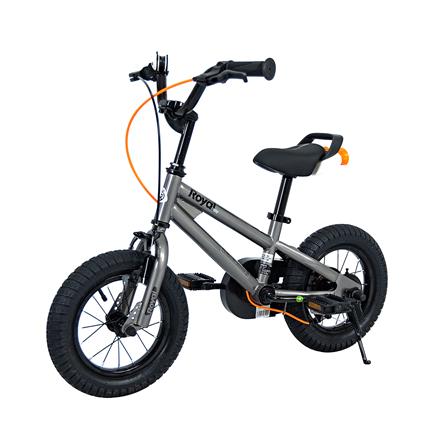 จักรยานเด็ก ROYAL BABY FREESTYLE V2 12 นิ้ว สีเทา_2