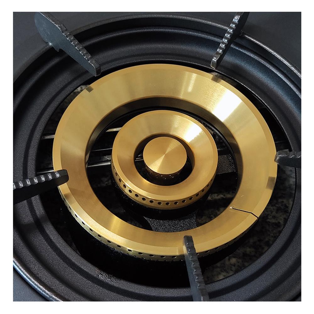 เตาแก๊สตั้งโต๊ะ 2 หัวแก๊ส TECNOSTAR SUPER BLACK 2 G