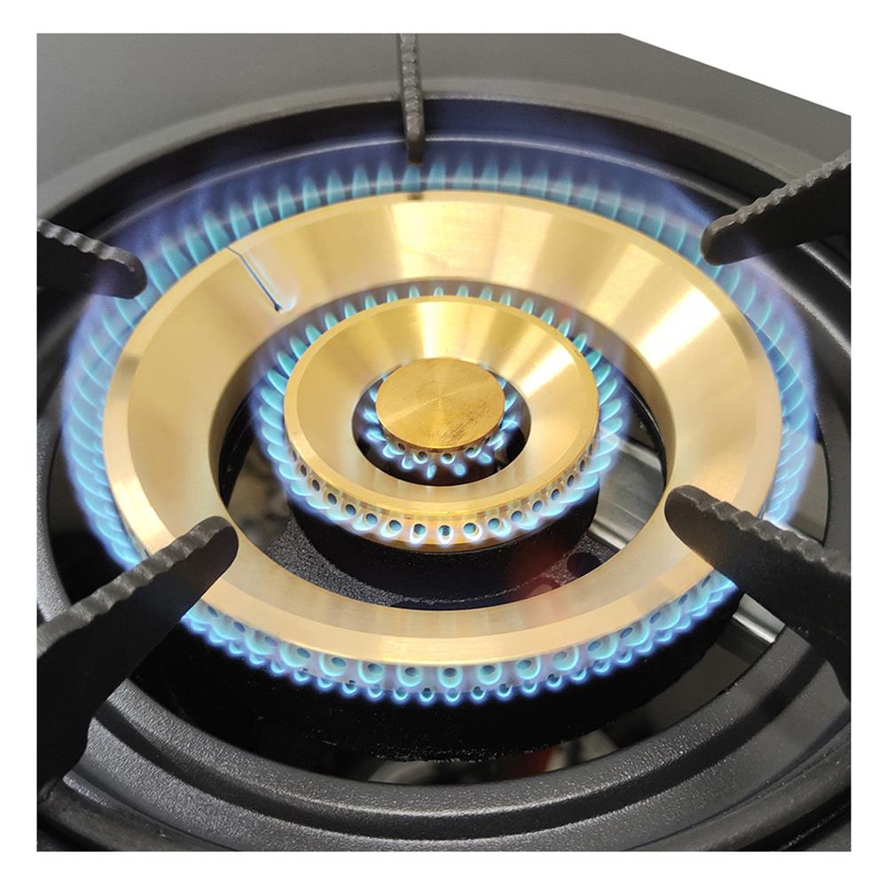 เตาแก๊สตั้งโต๊ะ 2 หัวแก๊ส TECNOSTAR SUPER BLACK 2 G