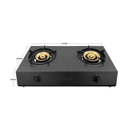 เตาแก๊สตั้งโต๊ะ 2 หัวแก๊ส TECNOSTAR SUPER BLACK 2 G_4