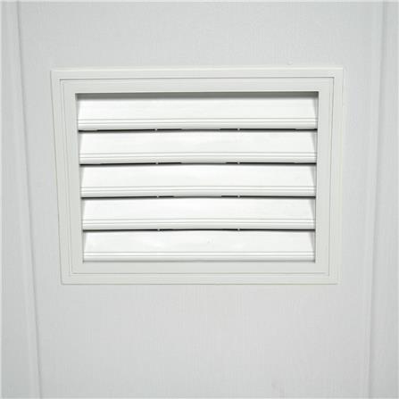 ประตูห้องน้ำ UPVC AZLE PSW20 เกล็ดล่าง 70X200 ซม. สีขาว เจาะลูกบิด_3