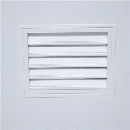 ประตูห้องน้ำ UPVC AZLE PSW22 เกล็ดล่าง 70X200 ซม. สีขาว เจาะลูกบิด_3
