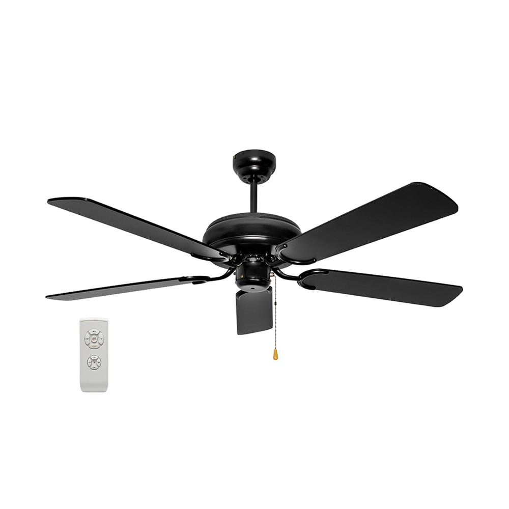 พัดลมไม่มีโคมไฟ CARINI CN35RE 52 นิ้ว สีดำ