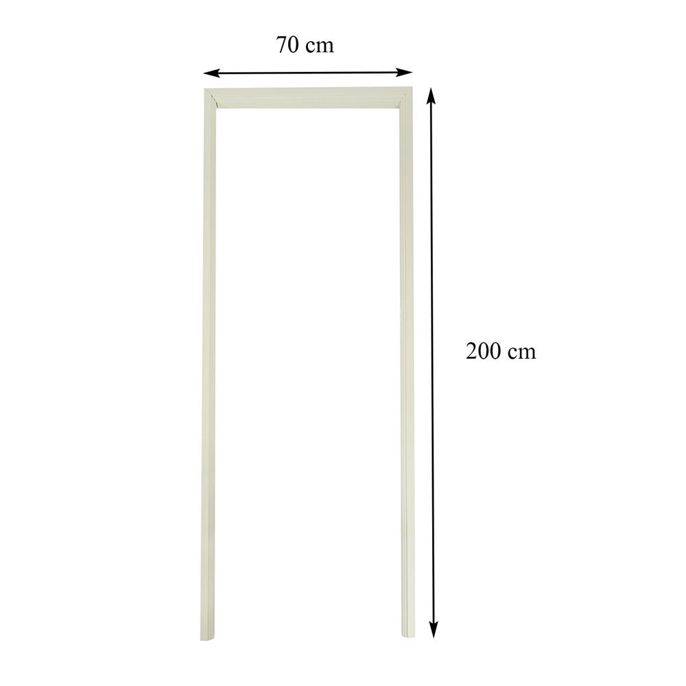 วงกบประตู PVC AZLE 70X200 ซม. สีครีม