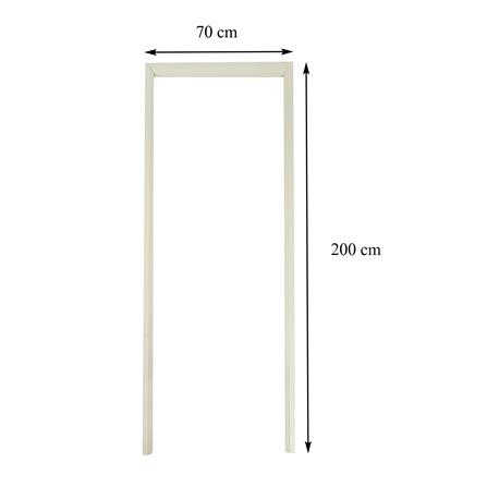 วงกบประตู PVC AZLE 70X200 ซม. สีครีม_4