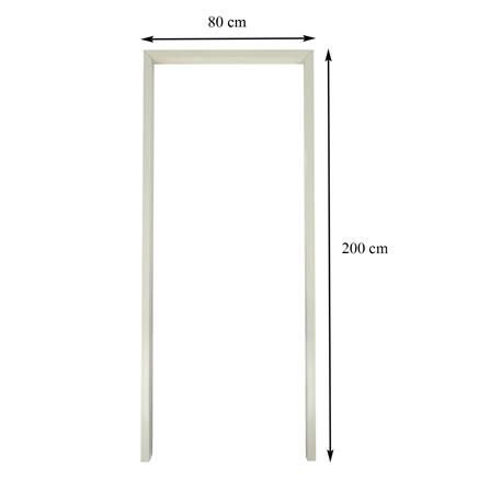 วงกบประตู WPC AZLE 80X200 ซม. ไม่มีสี (ผิวดิบยังไม่ทำสี)_4