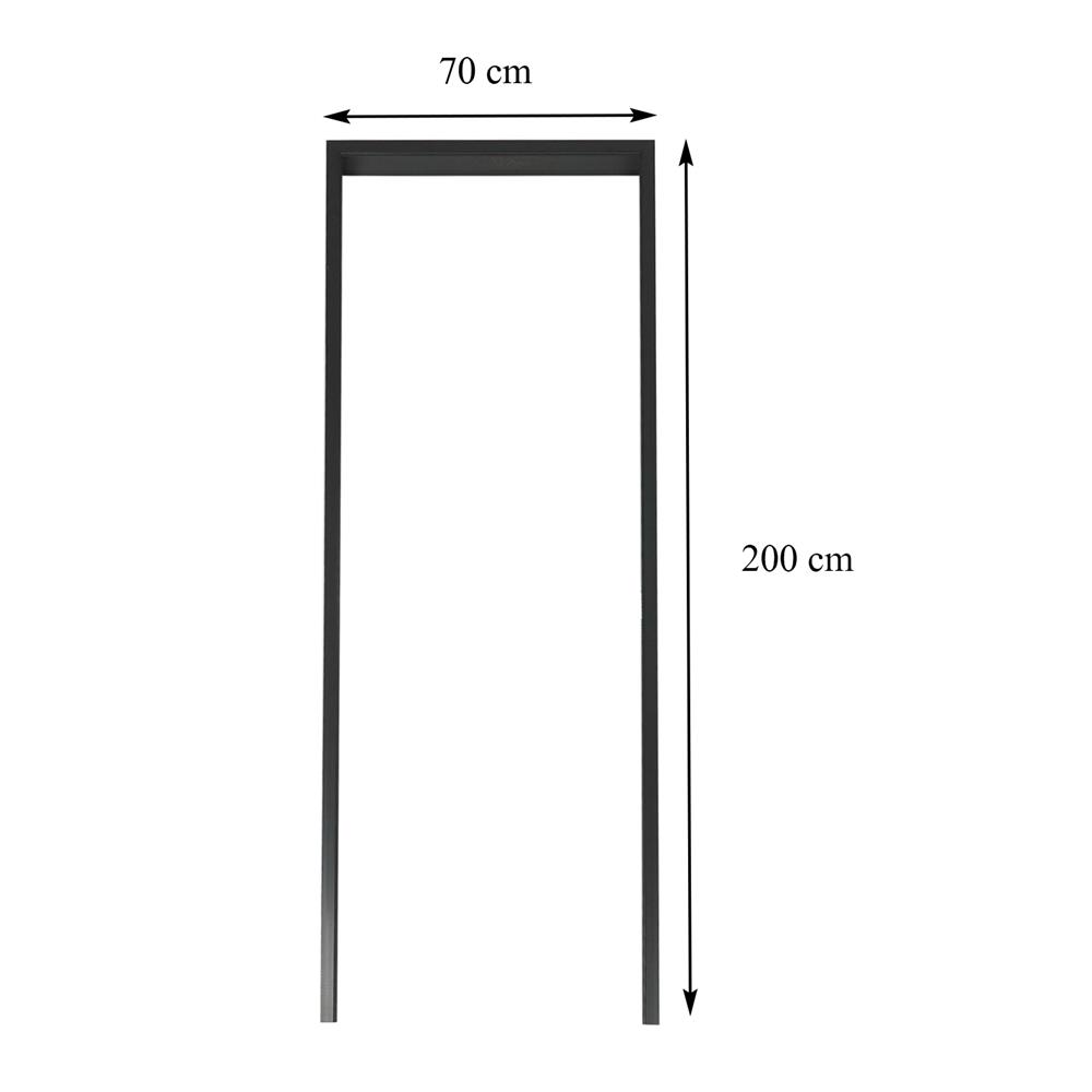 วงกบประตู UPVC AZLE 70X200 ซม. สีโอ๊คดำ