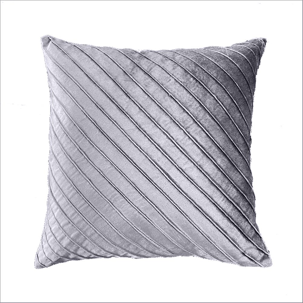 หมอนอิง HOME LIVING STYLE DORA 18X18 นิ้ว สีเทา_1