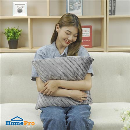 หมอนอิง HOME LIVING STYLE DORA 18X18 นิ้ว สีเทา_5