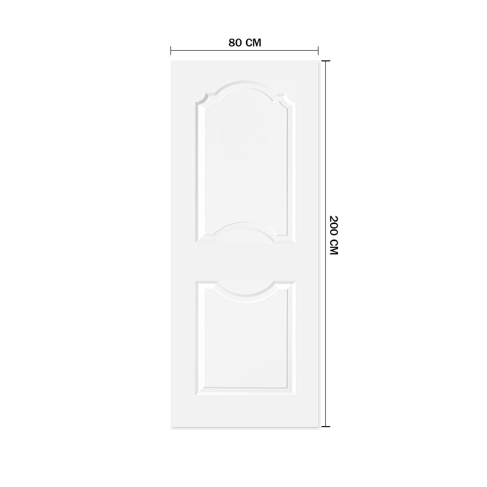 ประตูภายใน HDF METRO PISA 203 สุพรรณพฤกษ์ 80X200 ซม. สีรองพื้น ไม่เจาะลูกบิด