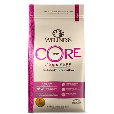 อาหารแมว WELLNESS CORE TURKEY AND DUCK 2.2 กก.
