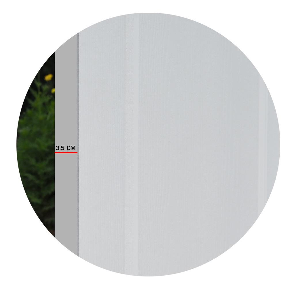 ประตูภายใน HDF METRO BOSA 101 ดารารัตน์ 80X200 ซม. สีรองพื้น ไม่เจาะลูกบิด