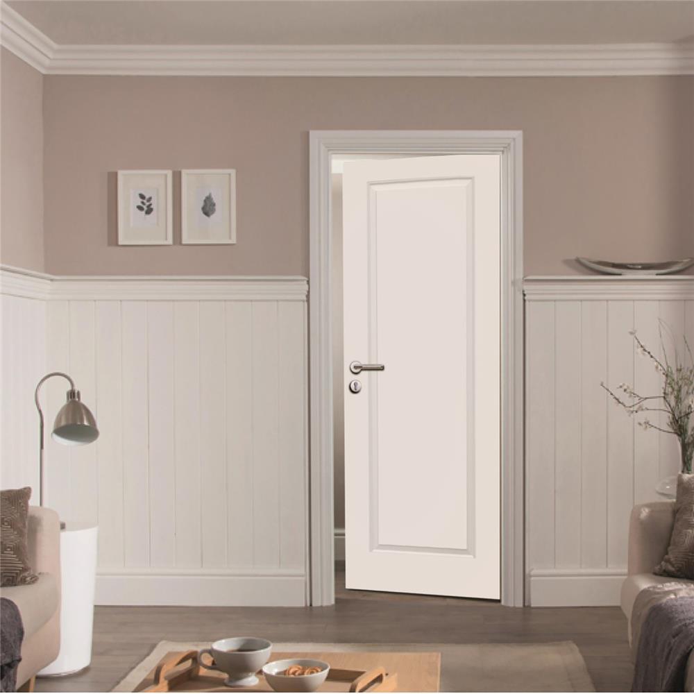 ประตูภายใน HDF METRO BOSA 101 ดารารัตน์ 80X200 ซม. สีรองพื้น ไม่เจาะลูกบิด