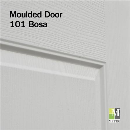 ประตูภายใน HDF METRO BOSA 101 ดารารัตน์ 80X200 ซม. สีรองพื้น ไม่เจาะลูกบิด_2