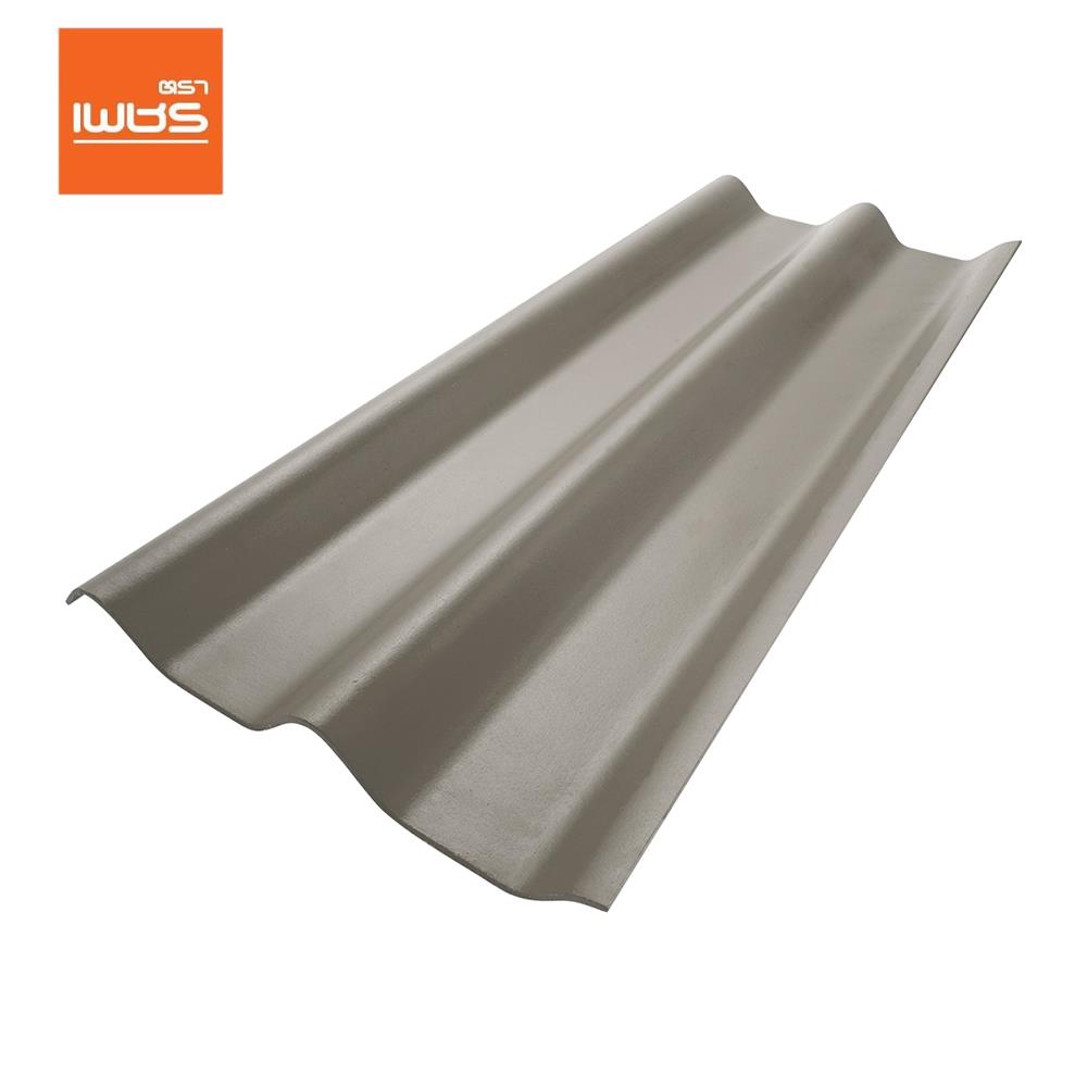 กระเบื้องหลังคา ลอนคู่ ตราเพชร 0.5x50x120 ซม. สีเทาแพลทตินัม