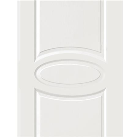 ประตูภายใน HDF METRO AREZZO 205 ราชาวดี 80X200 ซม. สีรองพื้น ไม่เจาะลูกบิด_1