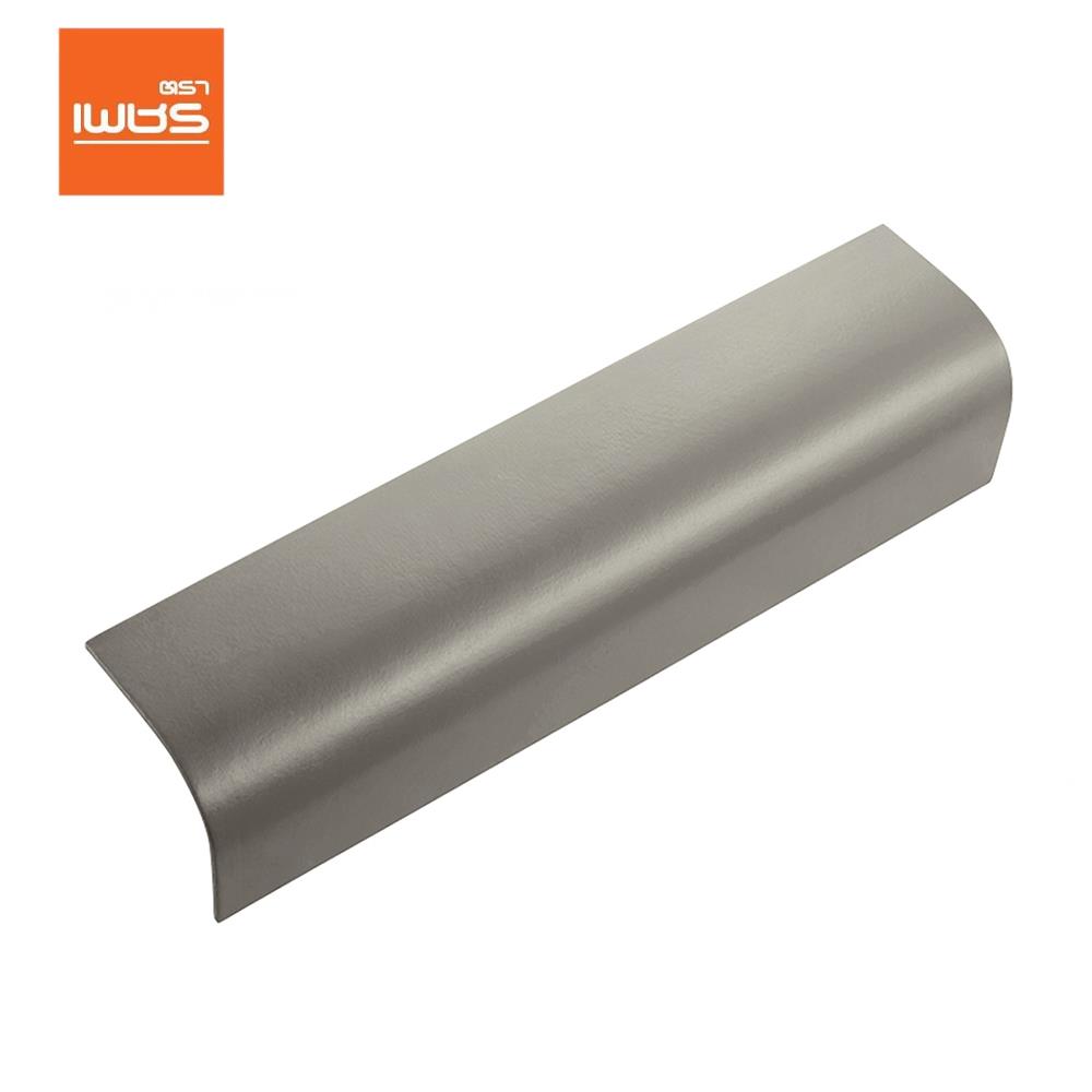 ครอบข้าง ลอนคู่ ตราเพชร 60x20 ซม. สีเทาแพลทินัม