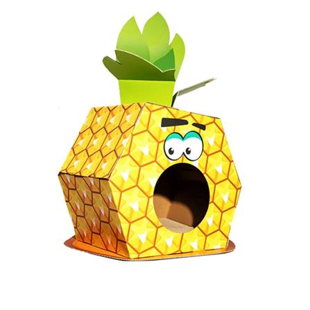ที่ลับเล็บแมว FOFOS CARDBOARD CAT HOUSE PINEAPPLE_0