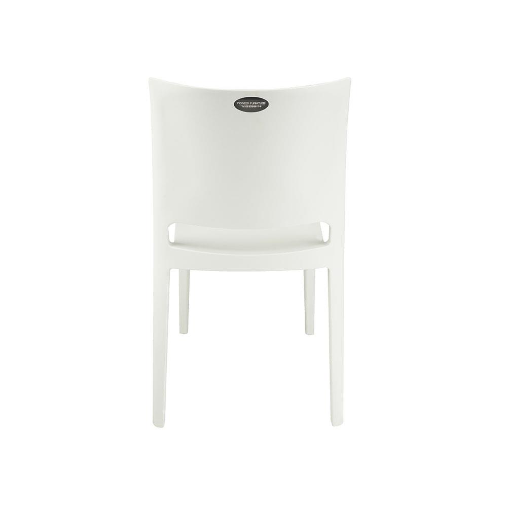 เก้าอี้พลาสติกเด็ก PIONEER MILIN WHITE สีขาว