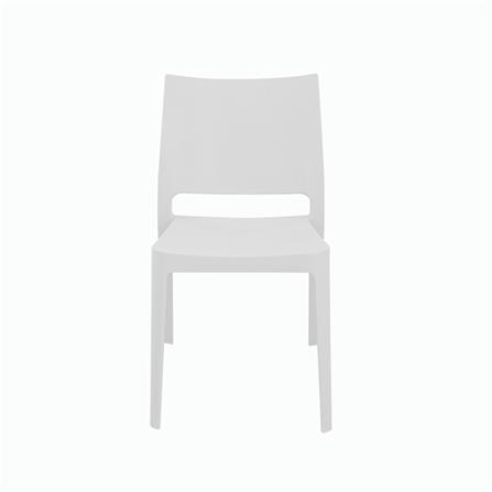 เก้าอี้พลาสติกเด็ก PIONEER MILIN WHITE สีขาว_1