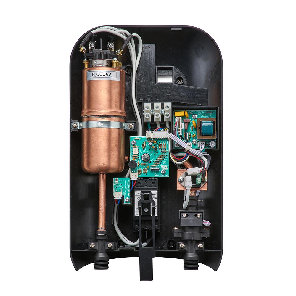 เครื่องทำน้ำอุ่น MEX CODE 6E (MB) S 6000 วัตต์ สีดำ