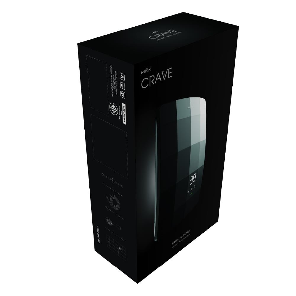 เครื่องทำน้ำอุ่น MEX CRAVE 35E (NE) 3500 วัตต์ สีดำ