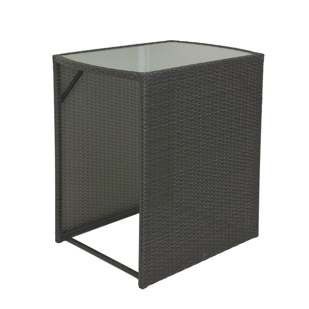 ชุดสนามหวายเทียม 2 ที่นั่ง SPRING REST สีดำ