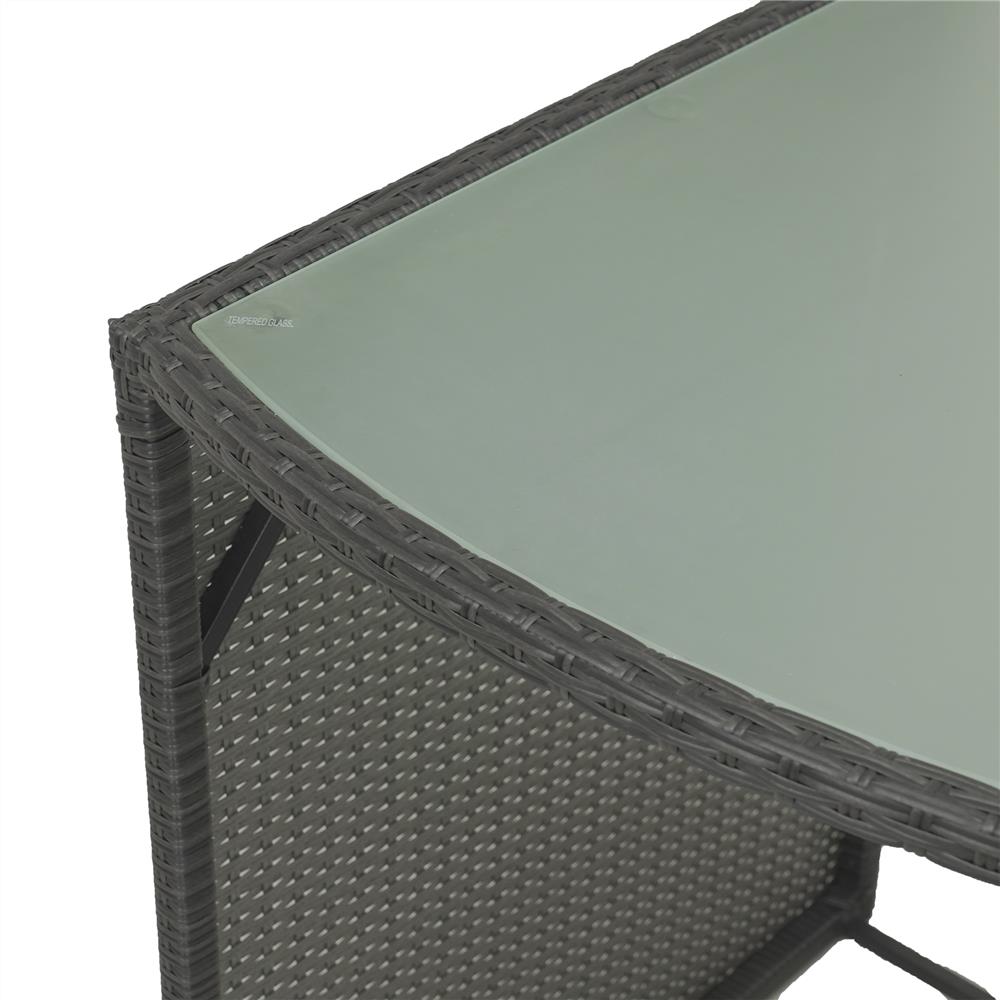 ชุดสนามหวายเทียม 2 ที่นั่ง SPRING REST สีดำ