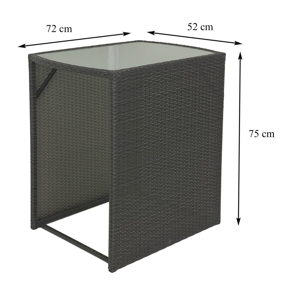 ชุดสนามหวายเทียม 2 ที่นั่ง SPRING REST สีดำ