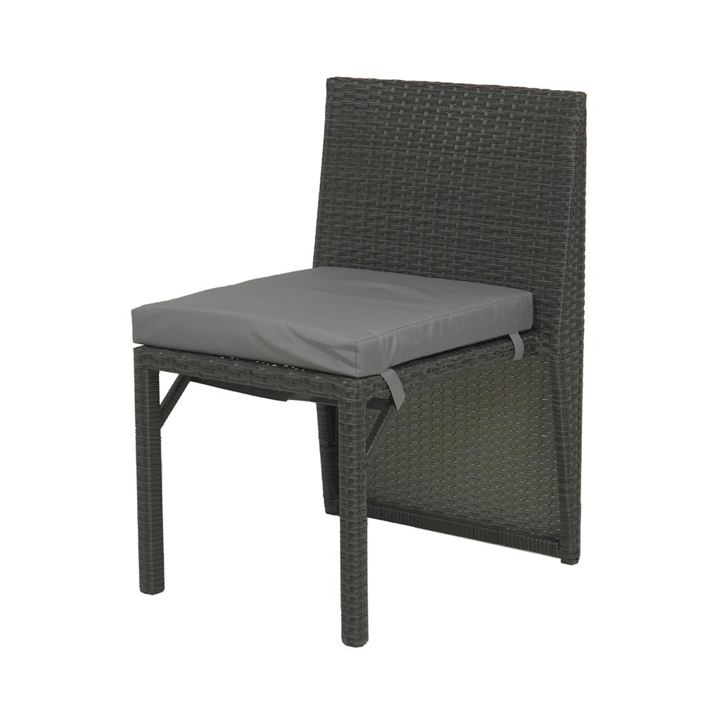 ชุดสนามหวายเทียม 2 ที่นั่ง SPRING REST สีดำ