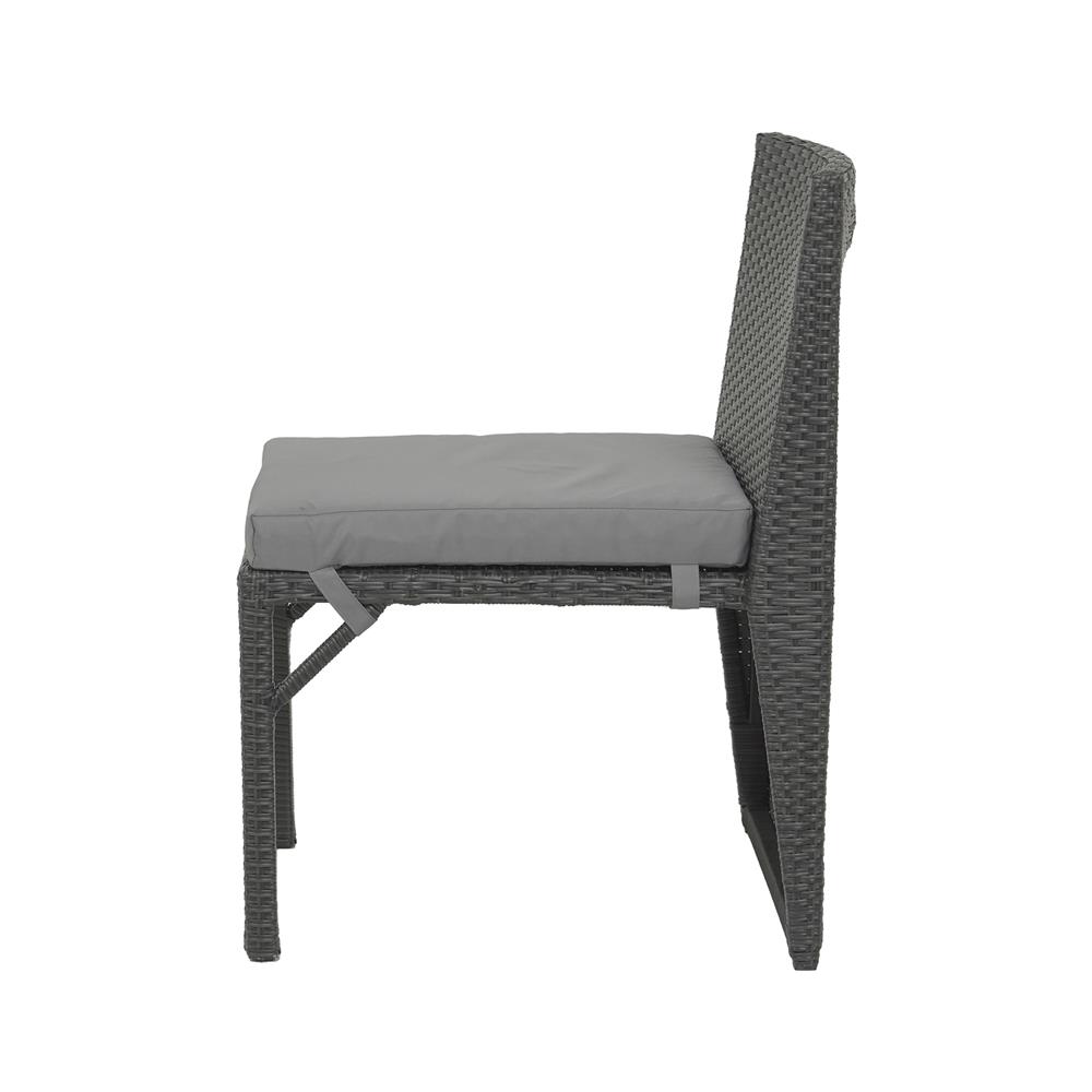 ชุดสนามหวายเทียม 2 ที่นั่ง SPRING REST สีดำ