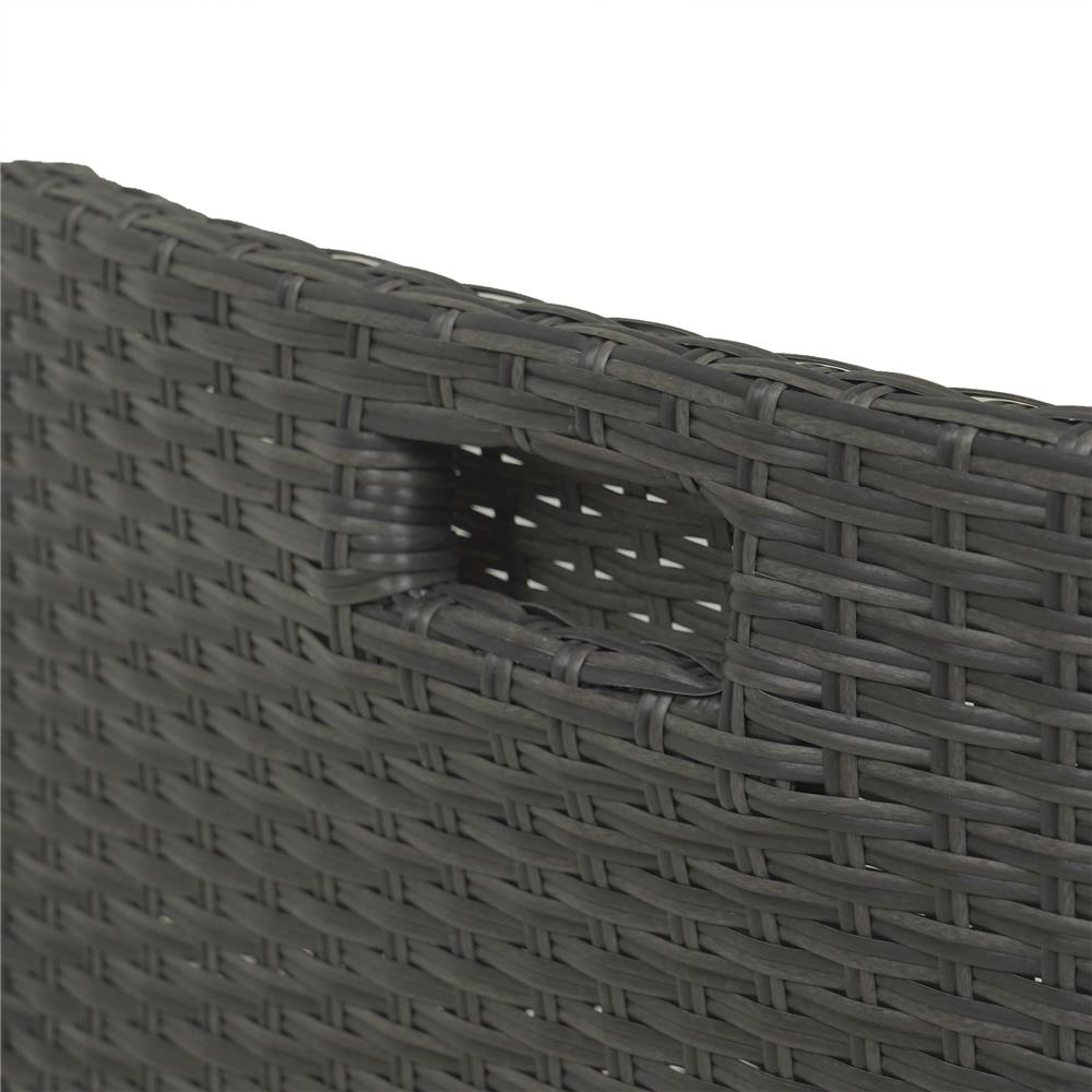 ชุดสนามหวายเทียม 2 ที่นั่ง SPRING REST สีดำ