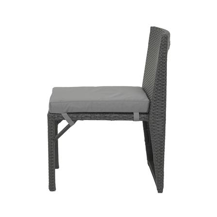 ชุดสนามหวายเทียม 2 ที่นั่ง SPRING REST สีดำ_7