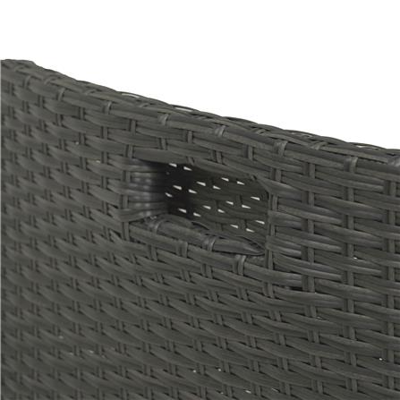 ชุดสนามหวายเทียม 2 ที่นั่ง SPRING REST สีดำ_8