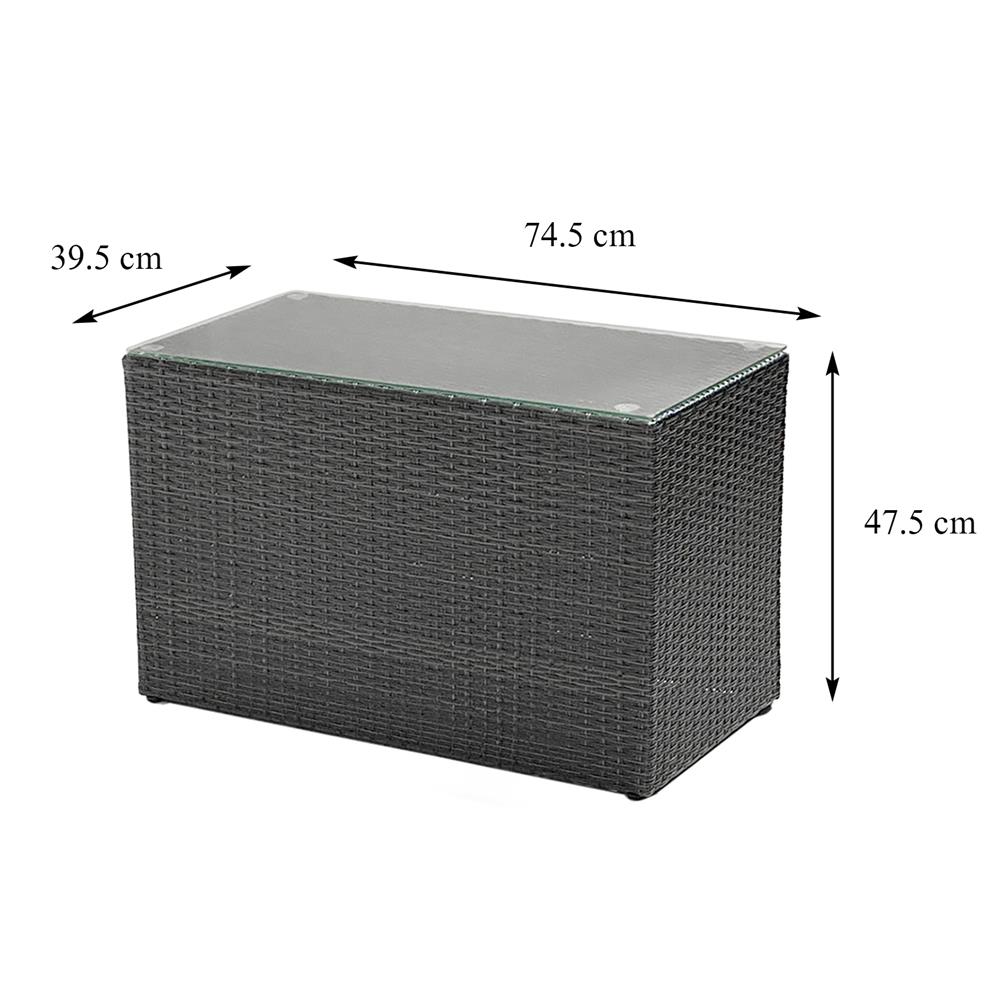 ชุดโซฟาสนาม 4 ที่นั่ง SPRING EXCELLE STRETCH สีดำ