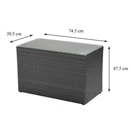 ชุดโซฟาสนาม 4 ที่นั่ง SPRING EXCELLE STRETCH สีดำ_11