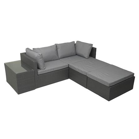 ชุดโซฟาสนาม 4 ที่นั่ง SPRING EXCELLE STRETCH สีดำ_6