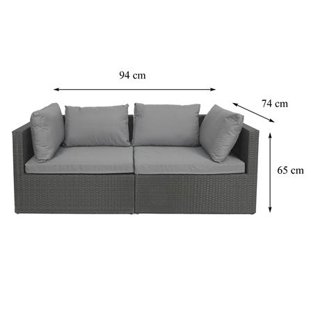 ชุดโซฟาสนาม 4 ที่นั่ง SPRING EXCELLE STRETCH สีดำ_13