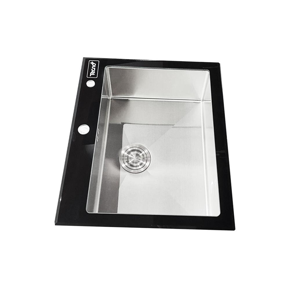 ซิงค์ฝัง 1 หลุม TECNOPLUS 6250 GBS สีดำ