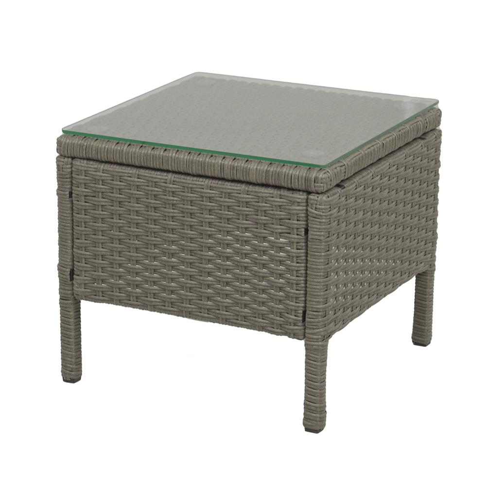 ชุดสนามหวายเทียม 2 ที่นั่ง SPRING MARRON สีเทา