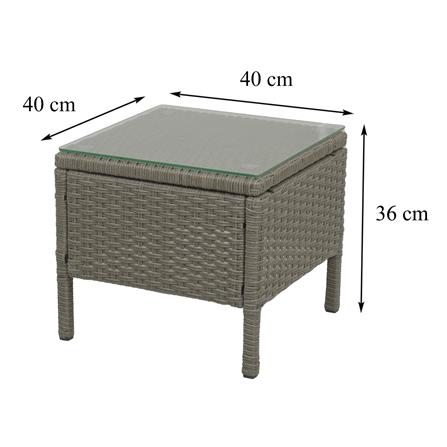 ชุดสนามหวายเทียม 2 ที่นั่ง SPRING MARRON สีเทา_11