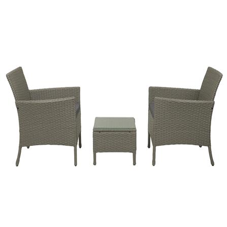 ชุดสนามหวายเทียม 2 ที่นั่ง SPRING MARRON สีเทา_3