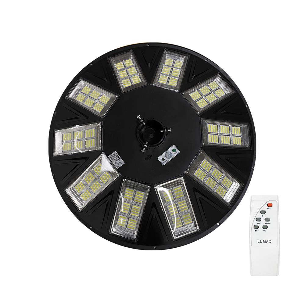 ไฟสนาม SOLAR LUMAX 74-00021 800 วัตต์ DAYLIGHT สีดำ