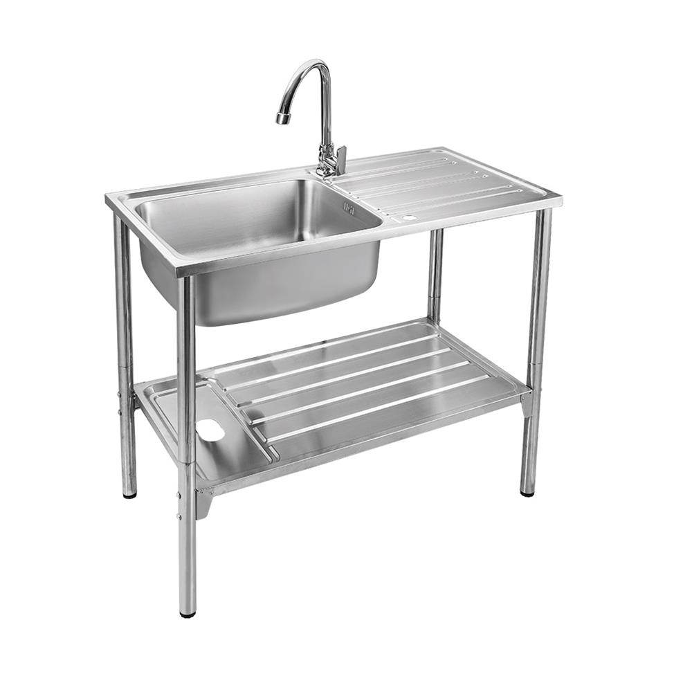 ซิงค์ขาตั้ง 1 หลุม 1 ที่พัก AXIA RIVIERA ST 100 สีเงิน