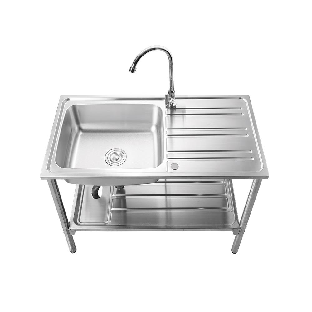 ซิงค์ขาตั้ง 1 หลุม 1 ที่พัก AXIA RIVIERA ST 100 สีเงิน