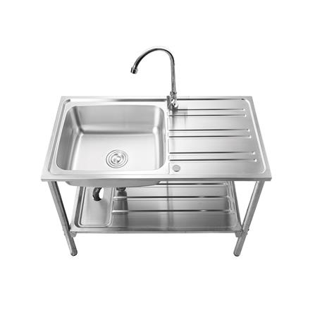 ซิงค์ขาตั้ง 1 หลุม 1 ที่พัก AXIA RIVIERA ST 100 สีเงิน_1