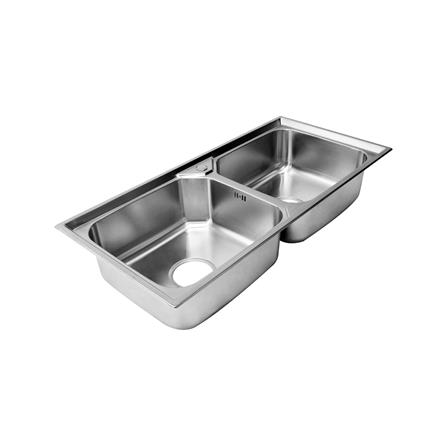 ซิงค์ฝัง 2 หลุม DYNA HOME DH-10048-DBS สีเงิน_2